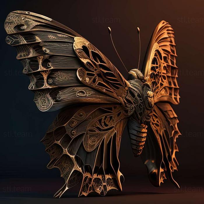 3D model Papilio indra (STL)